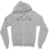 chess heartbeat Zipper Hoodie