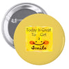 smile Pin-back button