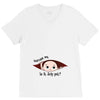 July Peeking Out Baby Boy V-Neck Tee