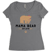 mama bear Women's Triblend Scoop T-shirt