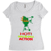 hot grill on grill action Women's Triblend Scoop T-shirt