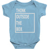 think outside the box Baby Onesie