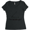 im acute girl Women's Triblend Scoop T-shirt
