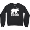 new bear deer beer funny Crewneck Sweatshirt