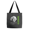 albert einstein theory of 7% proof geeky science cider scrumpy drinkin Tote Bags