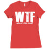 where's the food Ladies Fitted T-Shirt