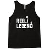 reel legend funny lure father's day country fishing bass humor Tank Top