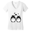 totoro Women's V-Neck T-Shirt