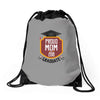 proud mom of a 2018 graduate Drawstring Bags