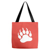 tiger paw sticker vinyl decal   wildcat claws print pet car window tru Tote Bags