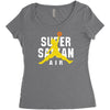 Super Saiyan Air Women's Triblend Scoop T-shirt