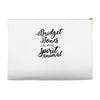 bridget jones is my spirit animal Accessory Pouches