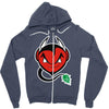 the devil made me brew it Zipper Hoodie