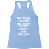 me crazy Racerback Tank