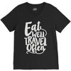 eat well travel often V-Neck Tee