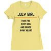 July Girl Ladies Fitted T-Shirt