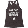 pet lover girls im one leads to another Racerback Tank