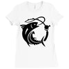 fish Ladies Fitted T-Shirt