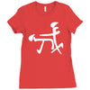 unisex funny graphic Ladies Fitted T-Shirt