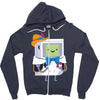 and someday i'm going to be a real boy Zipper Hoodie