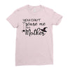 you can't scare me i'm a mother Ladies Fitted T-Shirt