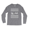 ugly santa claus Long Sleeve Shirts