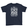 love love love camping! Youth Tee