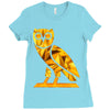 owl Ladies Fitted T-Shirt