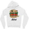 stacked Zipper Hoodie
