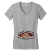 September Peeking Out Baby Boy Women's V-Neck T-Shirt