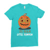 spec tacular pumpkin Ladies Fitted T-Shirt