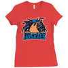 outpost 31 huskies monster version Ladies Fitted T-Shirt