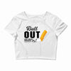 Butt Out Lung Cancer Awareness Crop Top