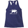 vegetarier mein essen schei&szlig;t Racerback Tank