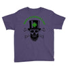 happy saint patrick day skull Youth Tee