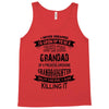Super Cool Grandad Of A Freaking Awesome Granddaughter Tank Top