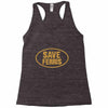 save ferrıs Racerback Tank