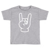 rock and roll throwing horns Toddler T-shirt