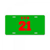 DUN 21 License Plate