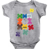 puzzled Baby Onesie