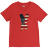 jake paul x american flag V-Neck Tee