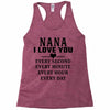 I Love You Nana Racerback Tank