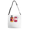 pb&amp;j wedding Adjustable Strap Totes
