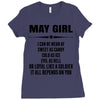 Super May Girl Ladies Fitted T-Shirt