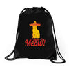 cinco de meow cinco de mayo Drawstring Bags