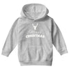 buck merry christmas Youth Hoodie