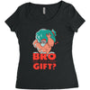 do you even gift Women's Triblend Scoop T-shirt