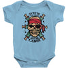pirate zombie skull Baby Bodysuit