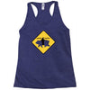 bear shark Racerback Tank