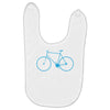 cycling bikes bike cycle riding retro sticker transfer tv funny iron o Baby Bibs